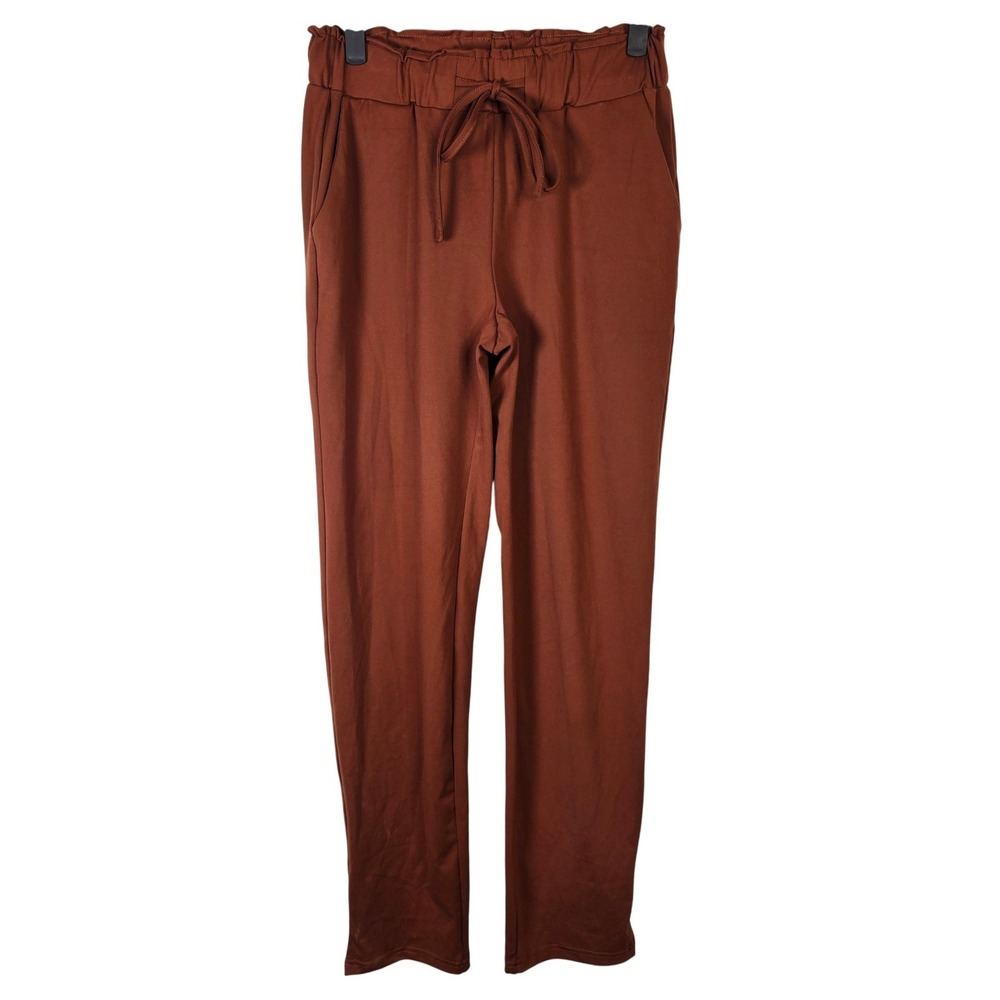 Joie Paperbag Waist Lounge‎ Pants Rust Red Polyester Spandex XS